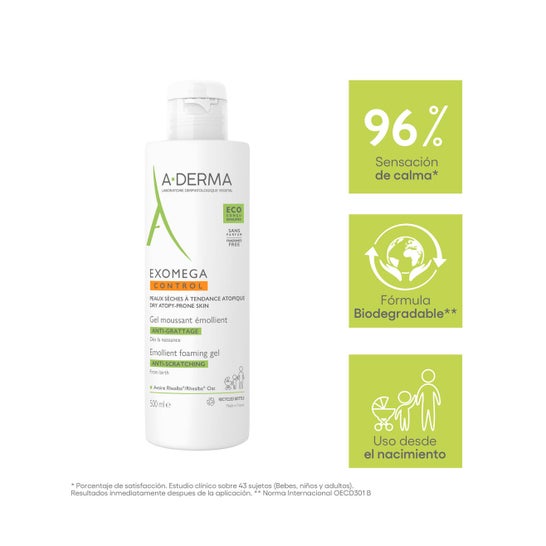 A-Derma Exomega Gel de limpeza 500ml