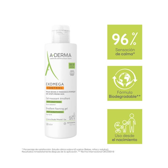 A-Derma Exomega Gel de limpeza 500ml