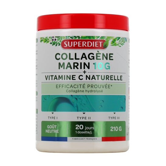 Superdiet Colagénio Marinho + Vitamina C Pó 210g