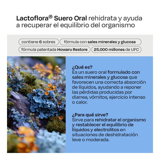 Lactoflora® soro oral para frutas da floresta 6 sachês