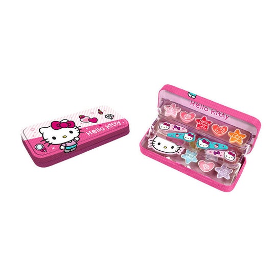 Hello Kitty Plumier Alumino Maquillaje Pack 18uds