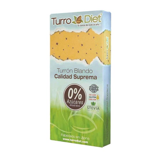 Turro Diet Torrão Macio Amêndoa Sem Glúten Stevia 150g