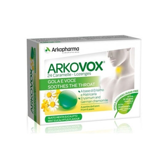 Pílulas de hortelã e eucalipto Arborox 24uds