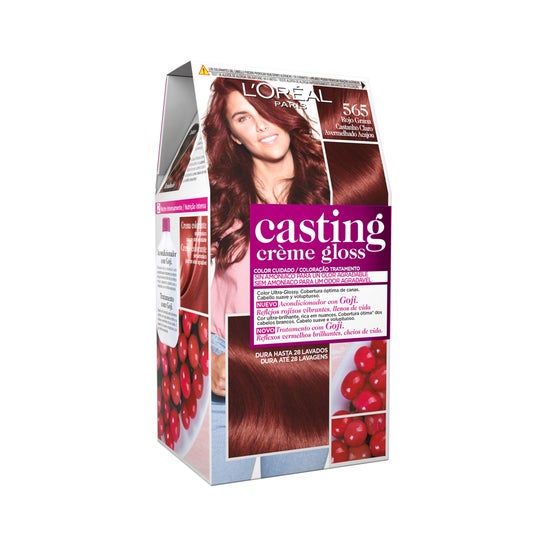 L'Oreal Casting Creme Gloss 565-Grana Vermelho 3 peças