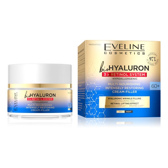Eveline Cosmetics Bio Hyaluron 3X Retinol System Creme 60+ 50 ml