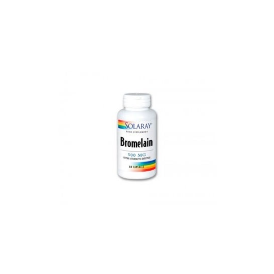 Bromelaína Solaray 60cáps