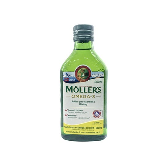 Moller'S Hle Cod Liver Lemon 250ml