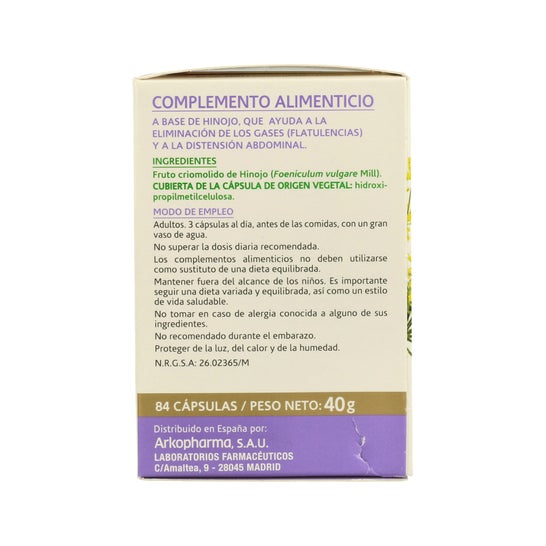 Arkopharma Arkocaps Funcho 84 Cápsulas