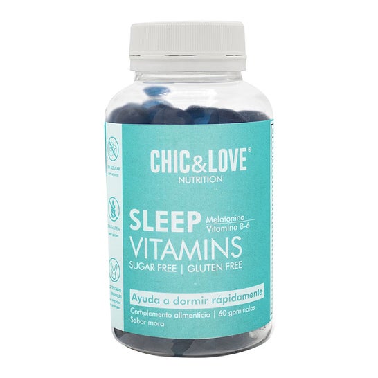 Chic & Love Sleep Nutrition Gummies Vitamins 60 Unidades