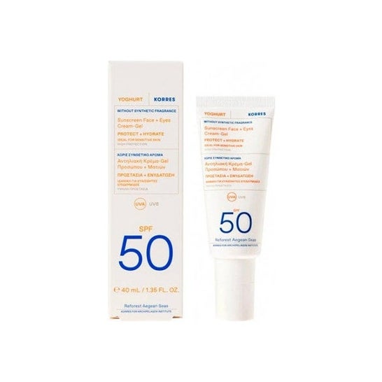 Korres Gel Creme de Iogurte para Rosto e Olhos SPF50 40ml