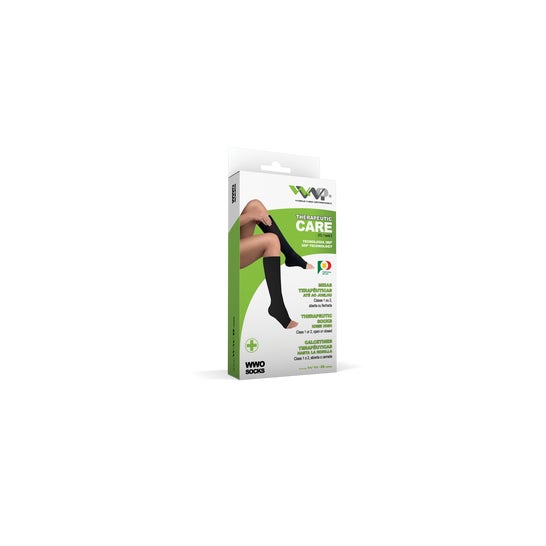 W.W.O. 7511 Meia Ad Classe Ii Aberta Natural Tamanho M 1 Par