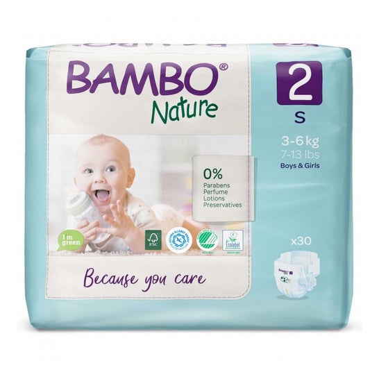 Bambo Nature Nappy Size 2 S 30 pcs
