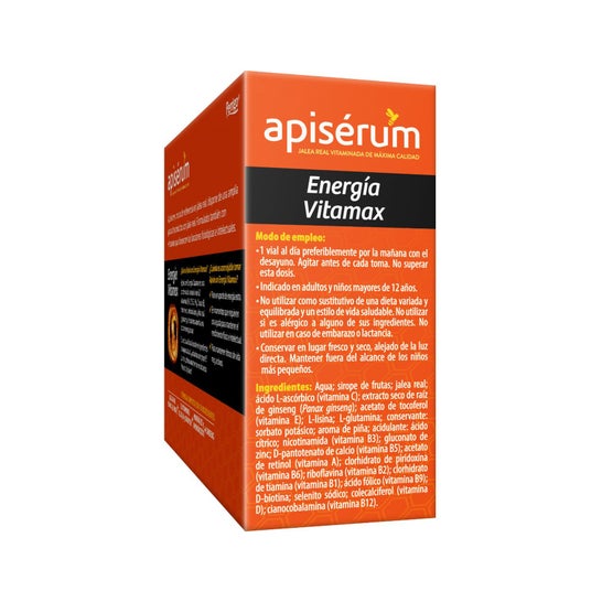 Apiserum Energia Vitamax 18 Viales