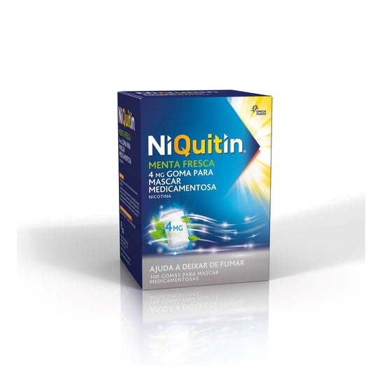 Niquitin Mint Nicotina 4mg 100 Gomas