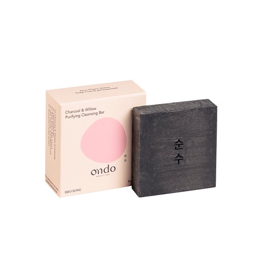 Ondo Beauty Charcoal & Willow Purifying Cleansing Bar 70g