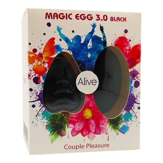 Alive Magic Egg 3.0 Ovo Vibratório Controle Remot Pret 1 Unidade