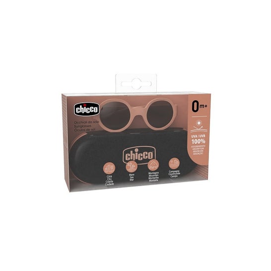 Chicco Óculos de Sol com Caixa Menina 0M+ Castanho Claro 1 Unidade Chicco Óculos de Sol com Caixa Menina 0M+ Castanho Claro 1 Unidade