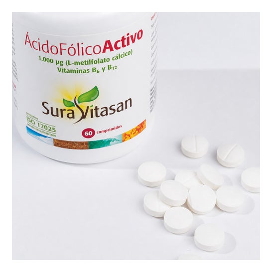 Sura Vitasan Ácido Fólico Ativo 60 caps