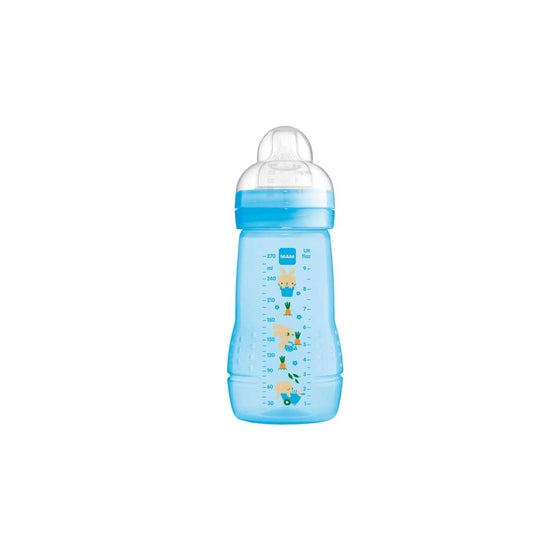 Mam Bottle Easy Active Baby Biberón Azul +2M 270ml