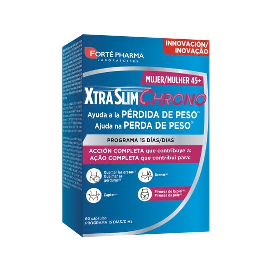 Forté Pharma Xtraslim Chrono Perda Peso Mulher 45+ 60caps