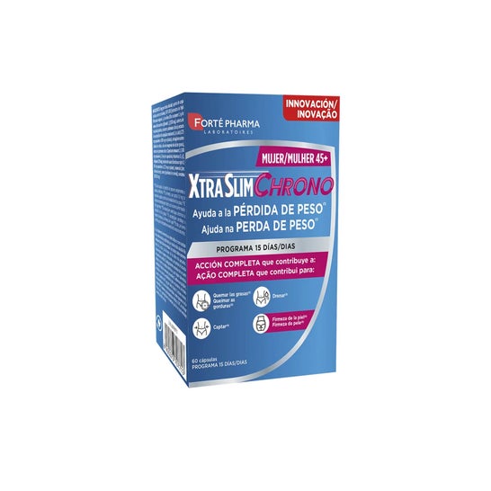 Forté Pharma Xtraslim Chrono Perda Peso Mulher 45+ 60caps