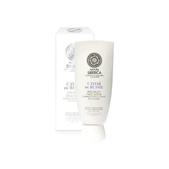 Natura Siberica Esfoliante facial anti-idade, caviar russo 100 ml