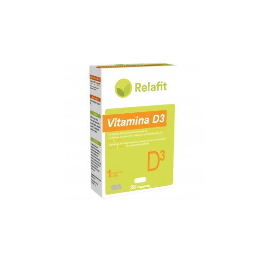 Relafit Vitamina D3 30 Cápsulas Relafit MS, 30CAPS
