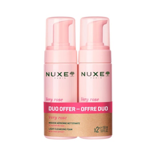 Espuma de limpeza de ar de luxo muito rosas 2x150ml