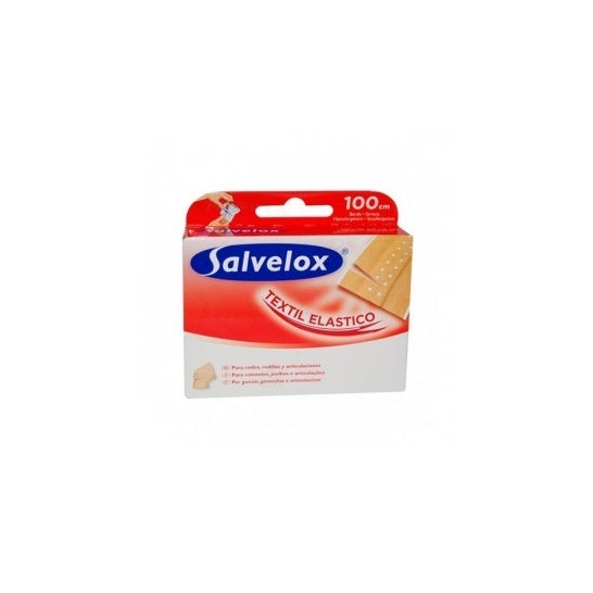 Salvelox elastic textile dressing 100cmx6cm 1ud