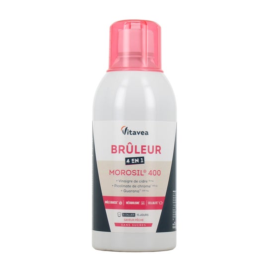 Vitavea Queimador 4 Em 1 Morosil 400 Pêssego 500 ml
