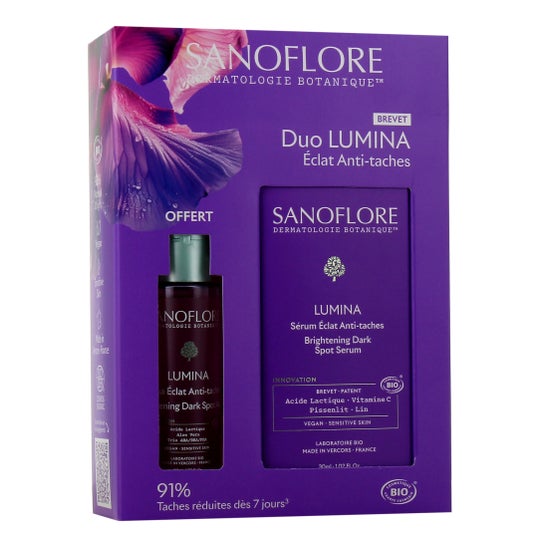Sanoflore Pack Duo Lumina Éclat Antimanchas Bio 50+30 ml