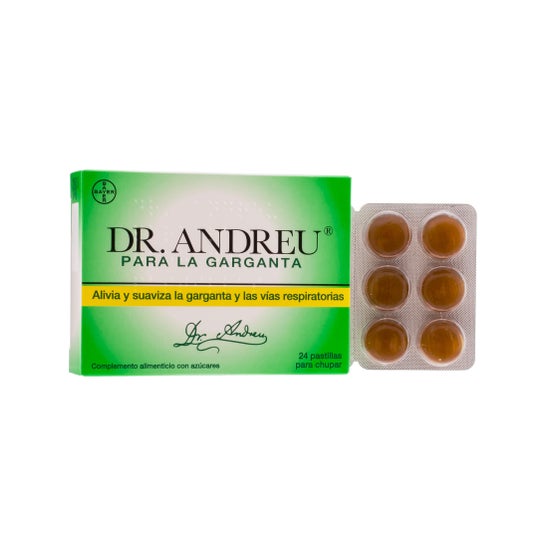 Comprimidos com sabor a mel da Bayer Dr. Andreu 24pcs