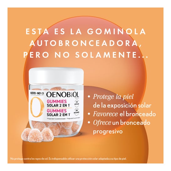 Oenobiol Gummies Solaire 2en1 60gummies