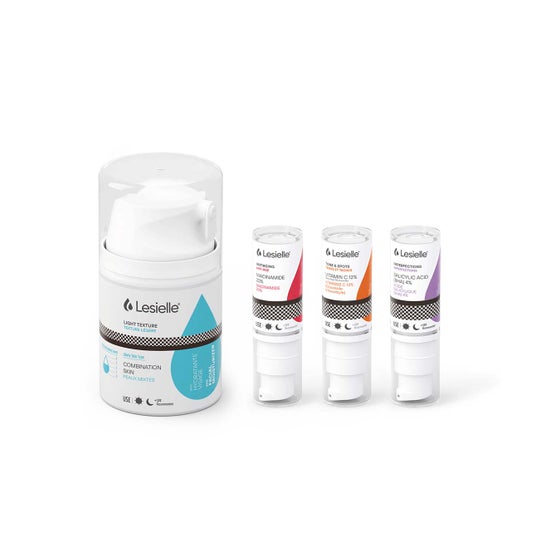 Lesielle Pack Antimanchas Base Piel Mixta + 3 Activos
