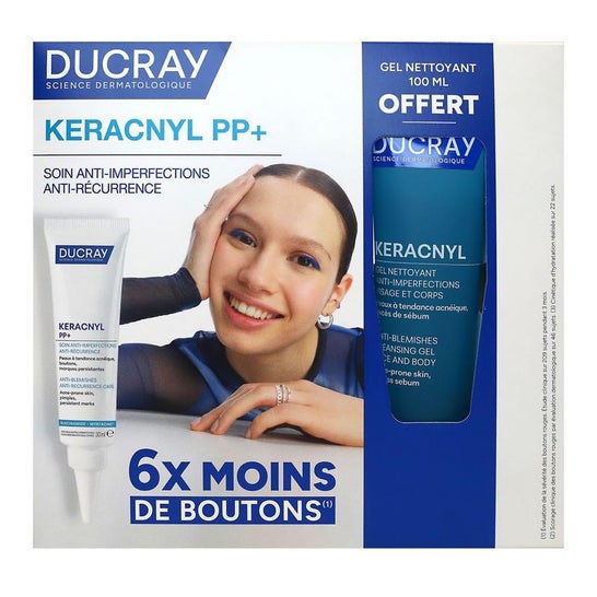 Ducray Keracnyl PP+ Pack Antiimperfeições Creme + Gel