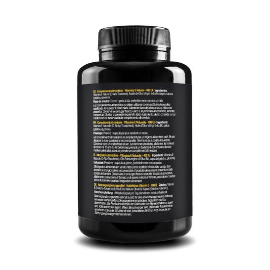 Zenement Vitamina E Natural 400 Ui D-Alfa-Tocoferol 200caps