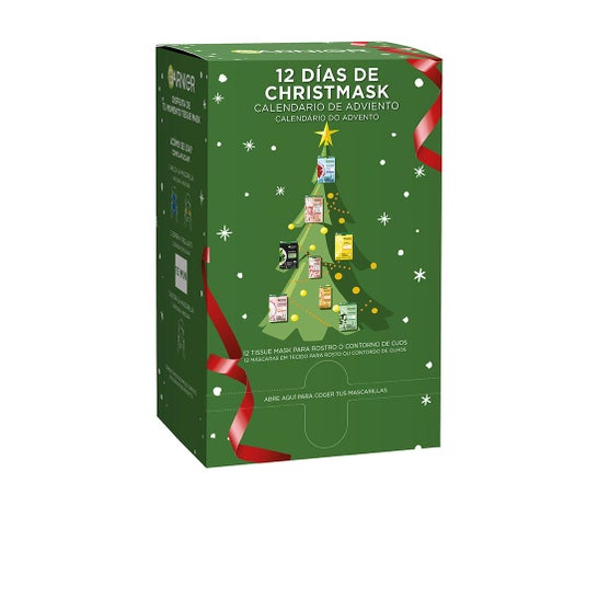 Garnier Calendario de Adviento 12 Días de Christmask 8uds