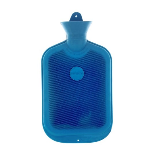 Sanodiane Rubber Garrafa de água quente Pea 1ut Adulto Azul