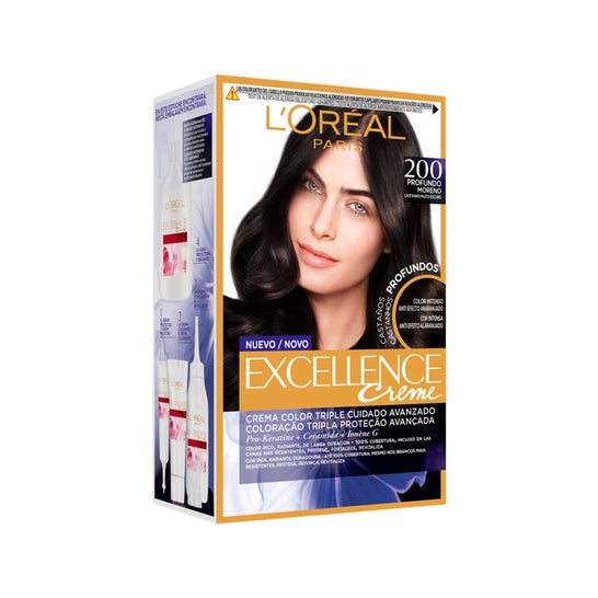 L'Oreal Set Excellence Brunette Tint 200 True Darkest Brown