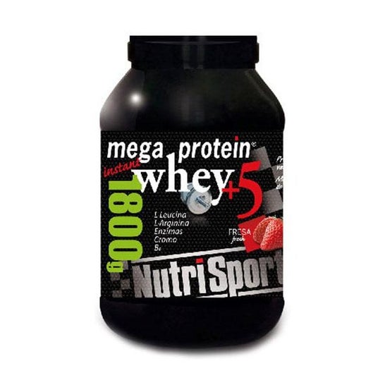 Nutrisport Mega Protein Whey 5 Morango 900g