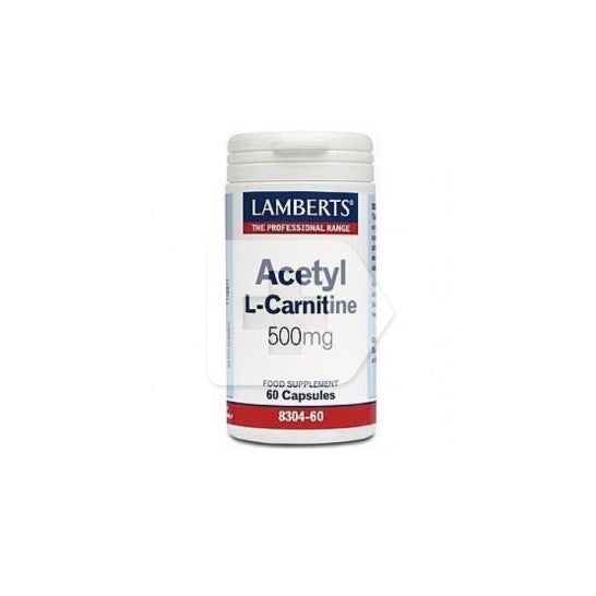 Lamberts Acetil L-Carnitina 500mg 60cáps