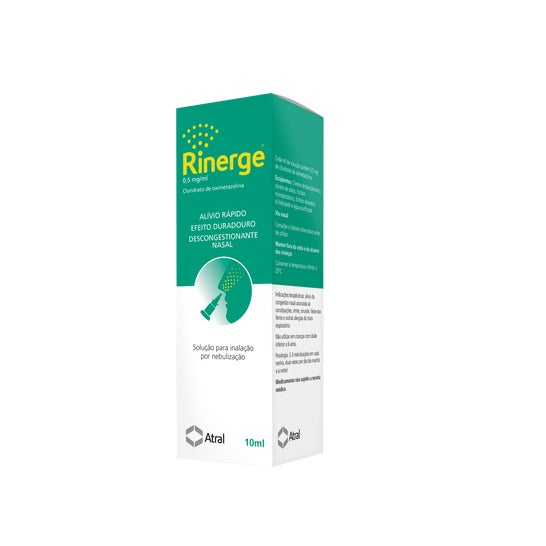 Atral Rinerge 0.5mg/ml Oximetazolina Solução Nebulização 10ml