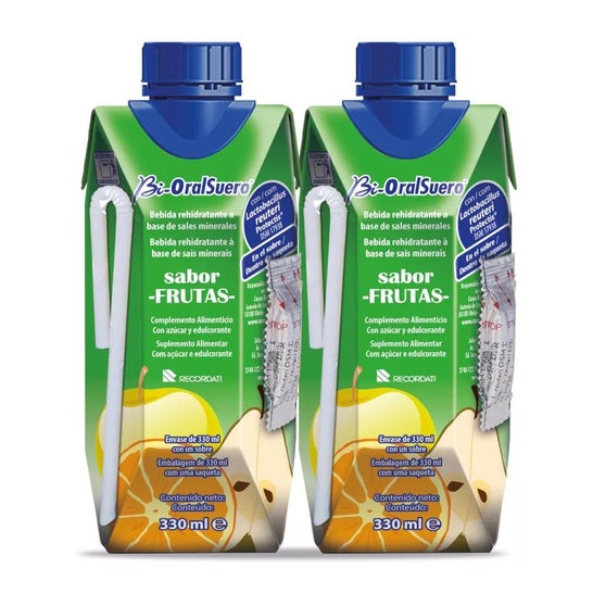 Bi-Oral Suero Sabor Frutas 2x330ml