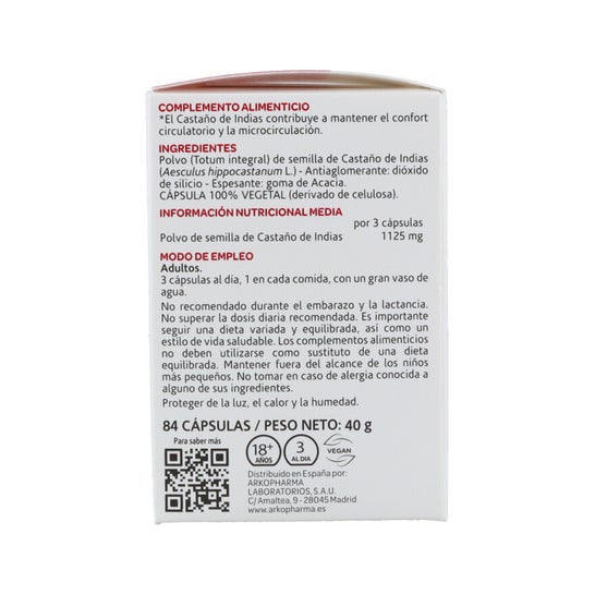 Arkocapsules Castanha Cavalo 84caps