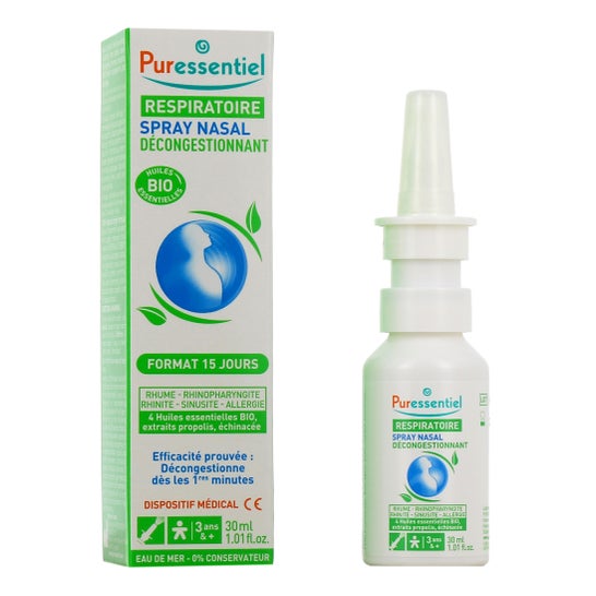 Puressentiel Spray Nasal Descongestionante para Alergias 30 ml