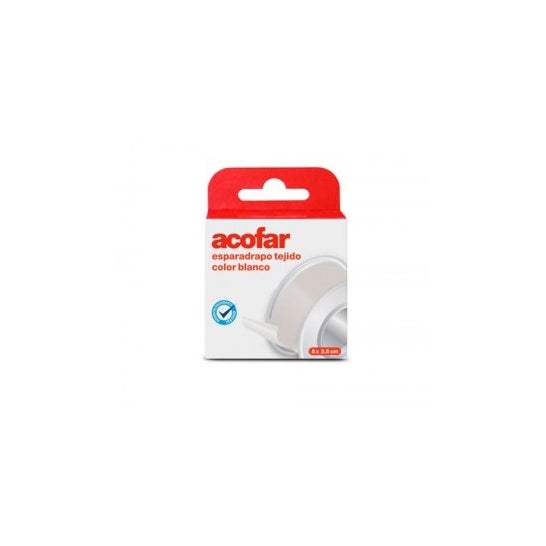 Emplastro branco não tecido 5x2.5cm 1ud de Acofar