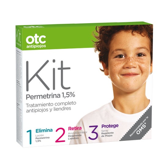 OTC Kit Completo de Tratamento de Piolhos e Nitratos 1pc