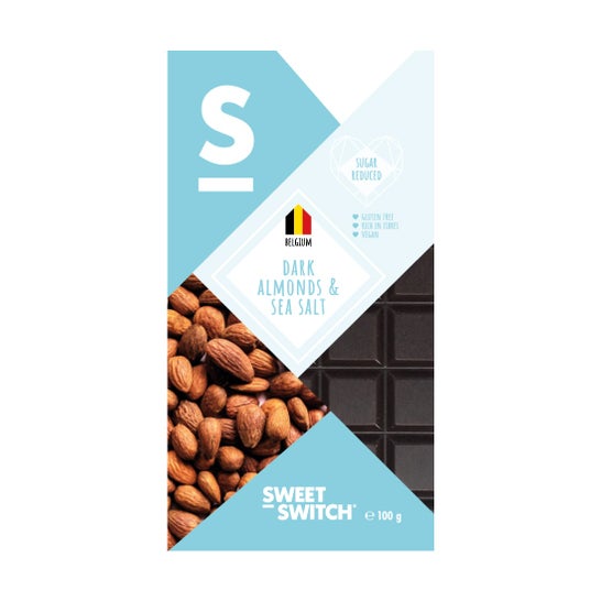 Sweet Switch Dark Chocolate Almond & Sea Salt Bio 100g