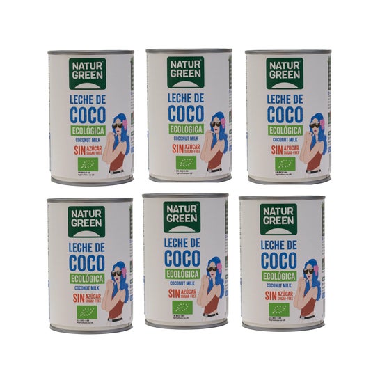 NaturGreen Pack Leite de Coco 6x400ml