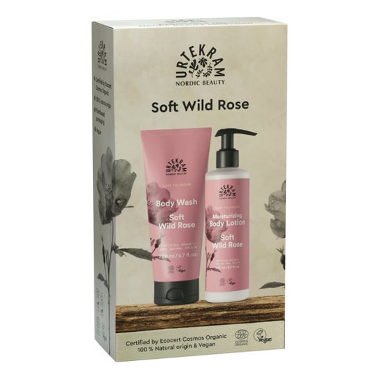 Urtekram Pack Soft Wild Rose Gel de Banho 200ml + Loção 245ml